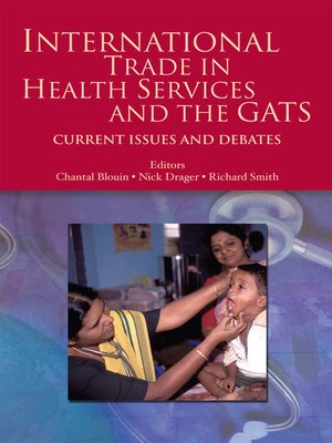 cover image of International Trade in Health Services and the GATS